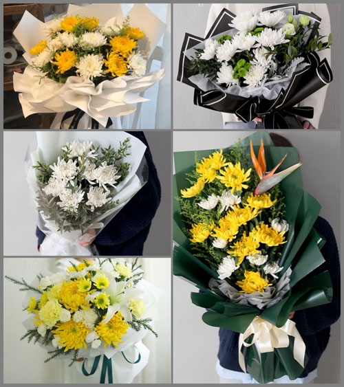 广东汕尾市海丰县赤坑镇古流村白事花束代送